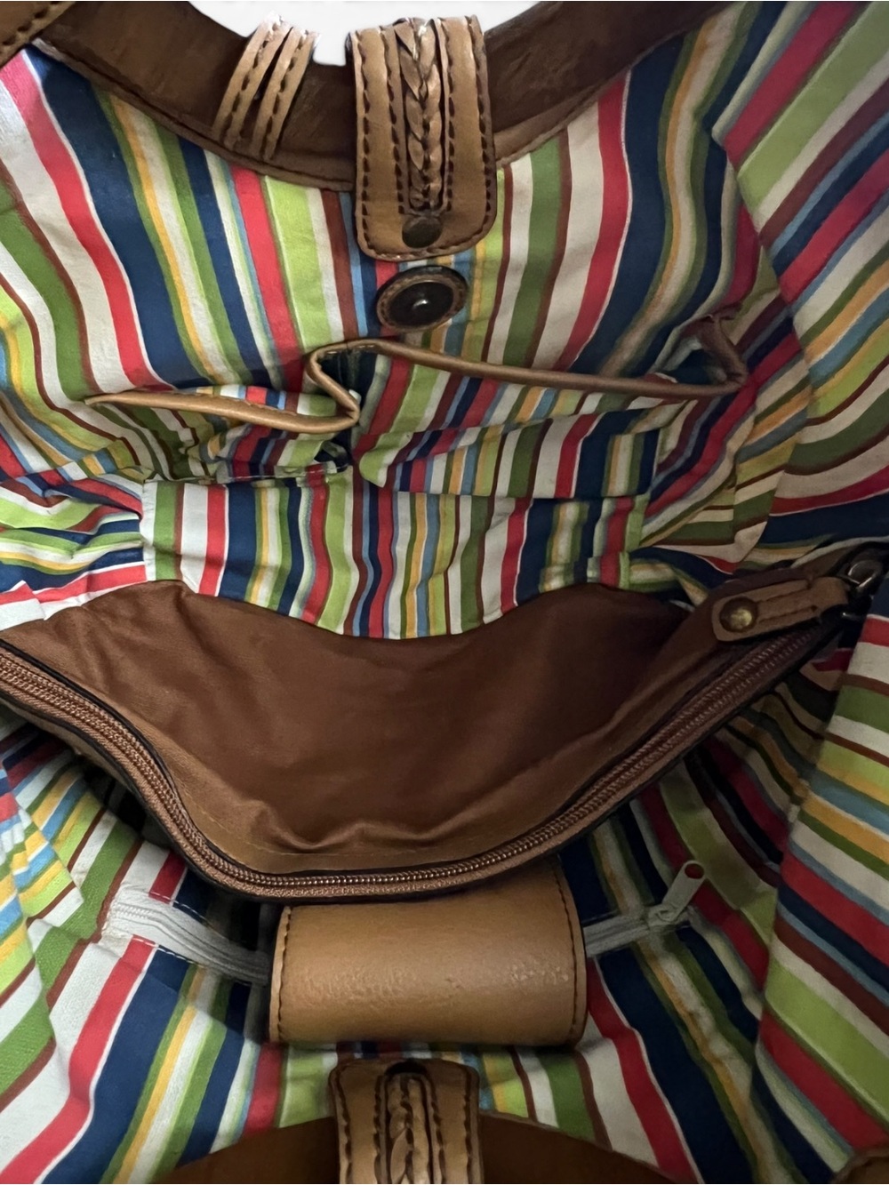 Vintage Fossil Y2K Woven Raffia Crossbody Satchel Bag - Picture 10 of 13